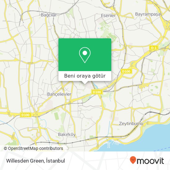 Willesden Green harita
