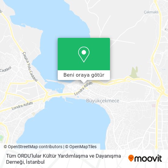 Tüm ORDU'lular Kültür Yardımlaşma ve Dayanışma Derneği harita