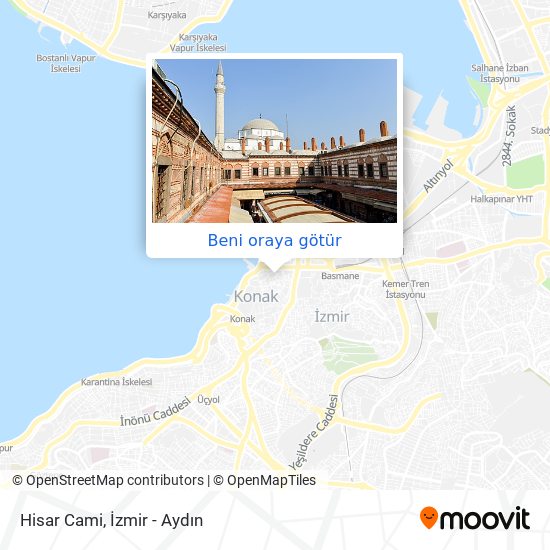 Hisar Cami harita