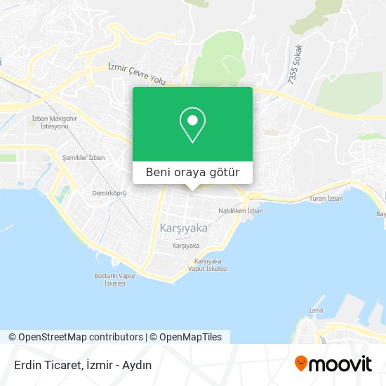 Erdin Ticaret harita