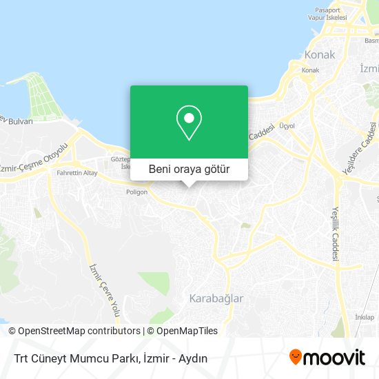 Trt Cüneyt Mumcu Parkı harita