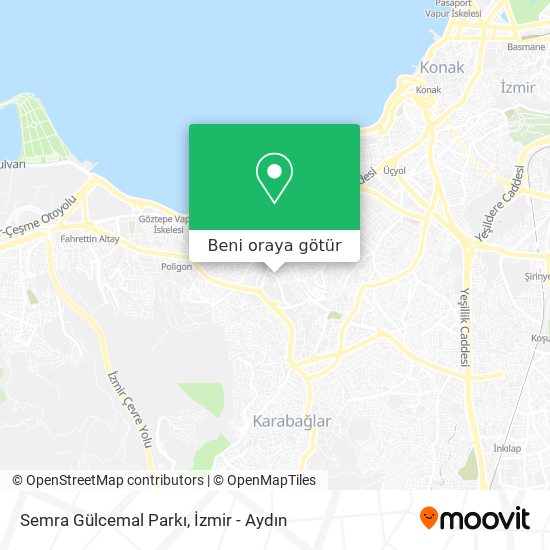 Semra Gülcemal Parkı harita