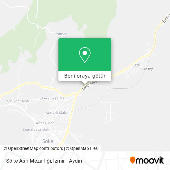 Söke Asri Mezarlığı harita