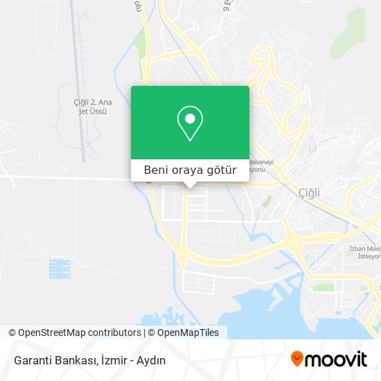 Garanti Bankası harita