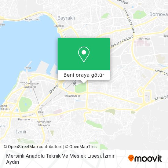 Mersinli Anadolu Teknik Ve Meslek Lisesi harita