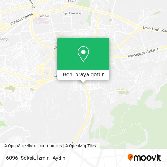 6096. Sokak harita