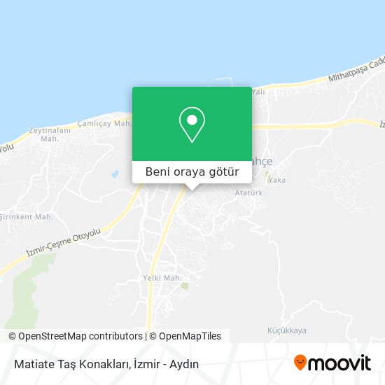 Matiate Taş Konakları harita