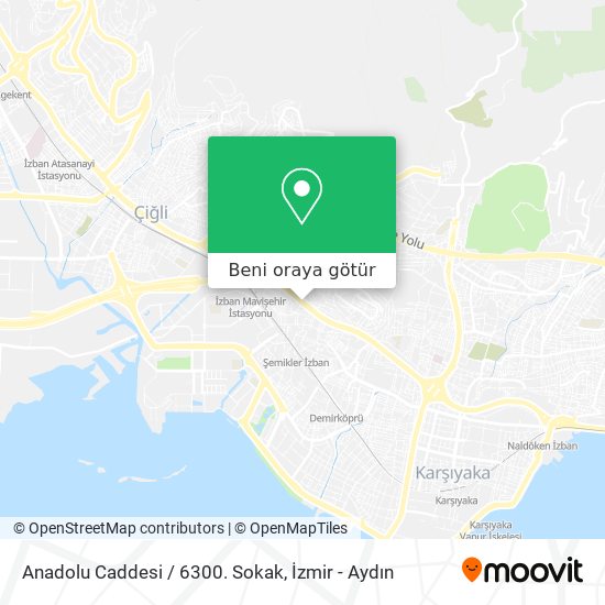 Anadolu Caddesi / 6300. Sokak harita