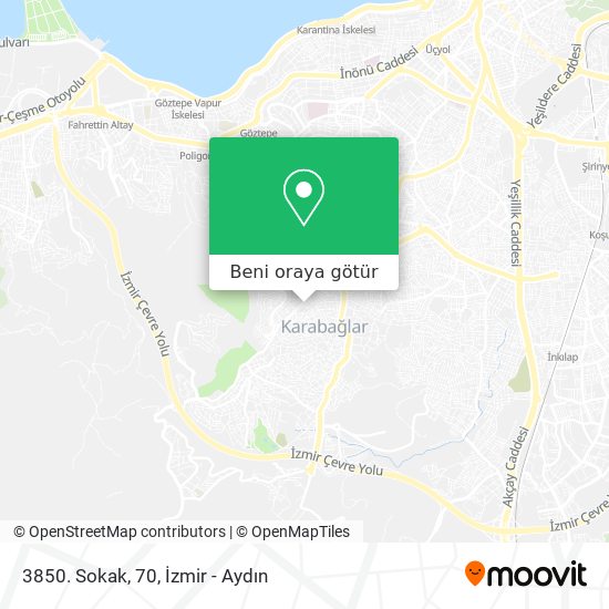 3850. Sokak, 70 harita