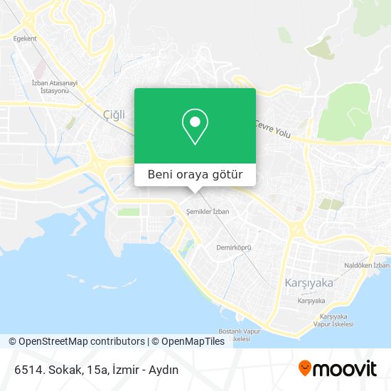 6514. Sokak, 15a harita