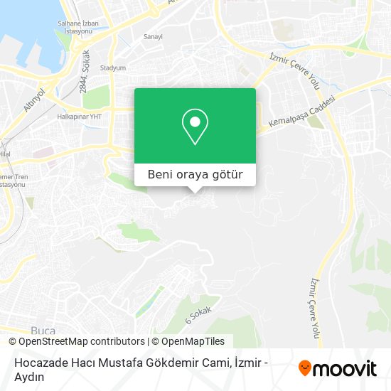 Hocazade Hacı Mustafa Gökdemir Cami harita