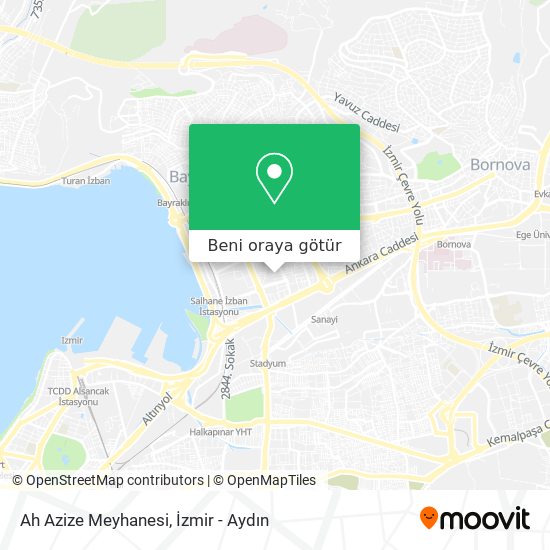 Ah Azize Meyhanesi harita