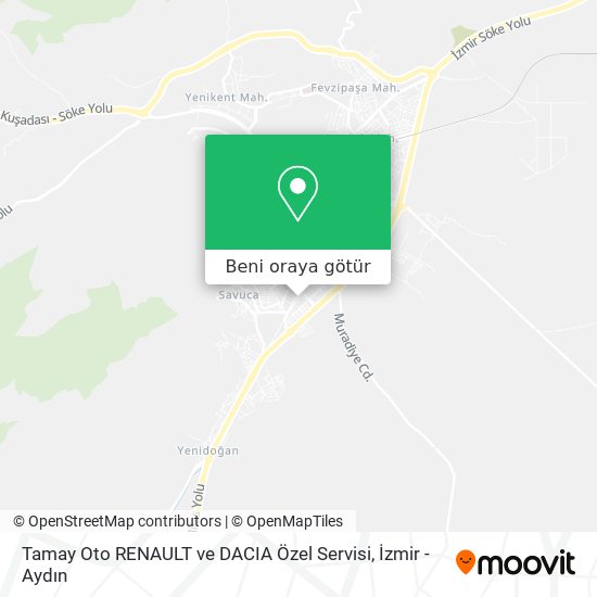 Tamay Oto RENAULT ve DACIA Özel Servisi harita