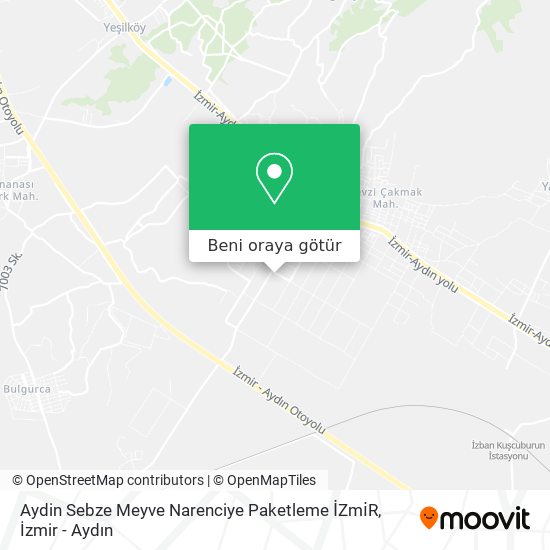 Aydin Sebze Meyve Narenciye Paketleme İZmi̇R harita