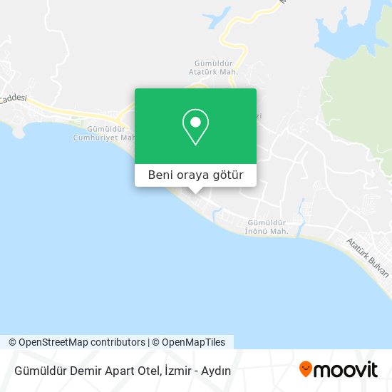 Gümüldür Demir Apart Otel harita