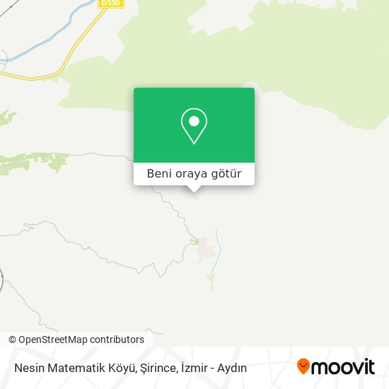 Nesin Matematik Köyü, Şirince harita