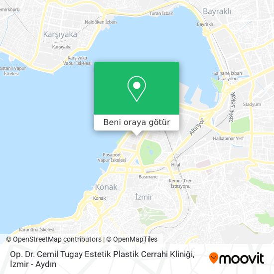 Op. Dr. Cemil Tugay Estetik Plastik Cerrahi Kliniği harita