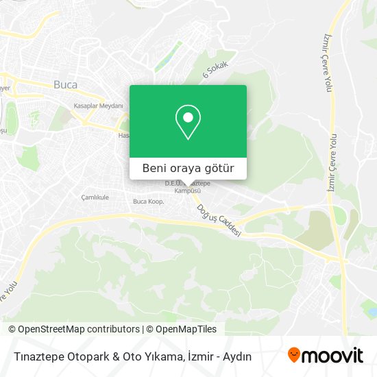 Tınaztepe Otopark & Oto Yıkama harita