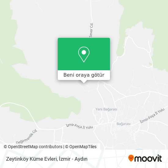 Zeytinköy Küme Evleri harita