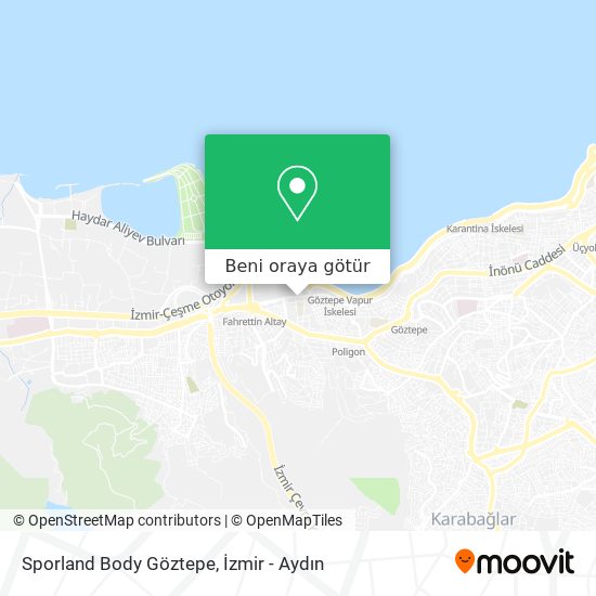 Sporland Body Göztepe harita