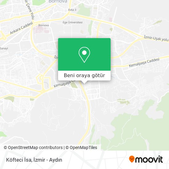 Köfteci İsa harita