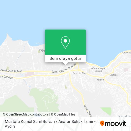 Mustafa Kemal Sahil Bulvarı / Anafor Sokak harita