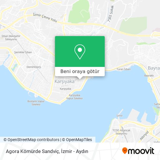 Agora Kömürde Sandviç harita