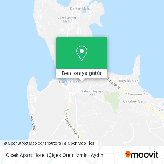 Cicek Apart Hotel (Çiçek Otel) harita