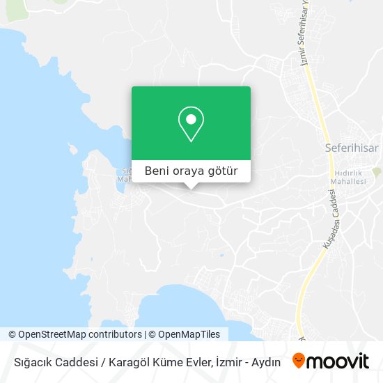 Sığacık Caddesi / Karagöl Küme Evler harita