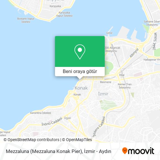Mezzaluna (Mezzaluna Konak Pier) harita
