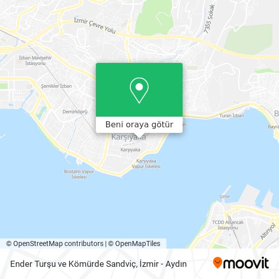 Ender Turşu ve Kömürde Sandviç harita
