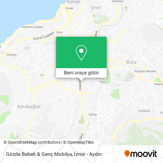 Gözde Bebek & Genç Mobilya harita