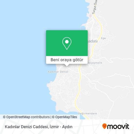 Kadınlar Denizi Caddesi harita