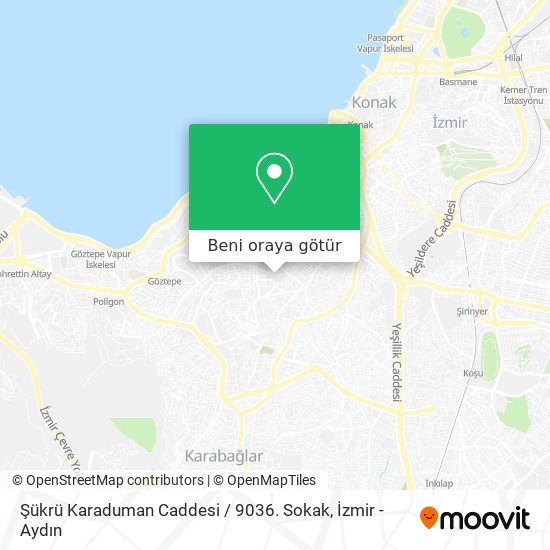 Şükrü Karaduman Caddesi / 9036. Sokak harita