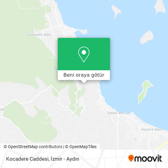 Kocadere Caddesi harita