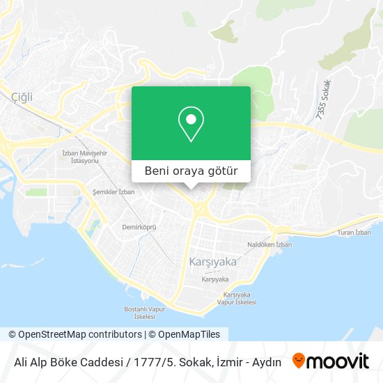 Ali Alp Böke Caddesi / 1777 / 5. Sokak harita