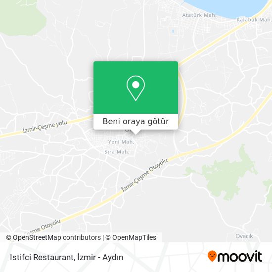 Istifci Restaurant harita