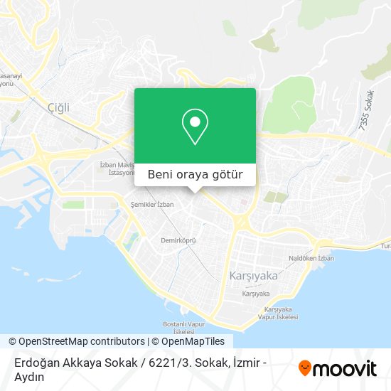 Erdoğan Akkaya Sokak / 6221 / 3. Sokak harita