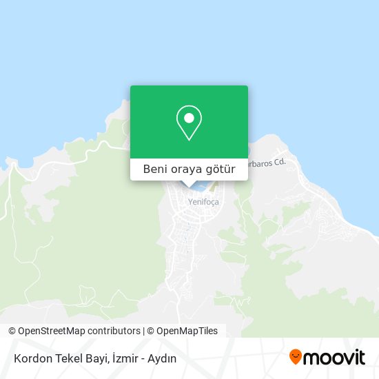 Kordon Tekel Bayi harita