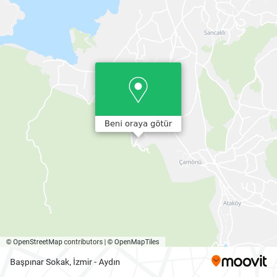 Başpınar Sokak harita