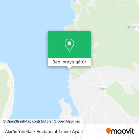 Akin'in Yeri Balik Restaurant harita
