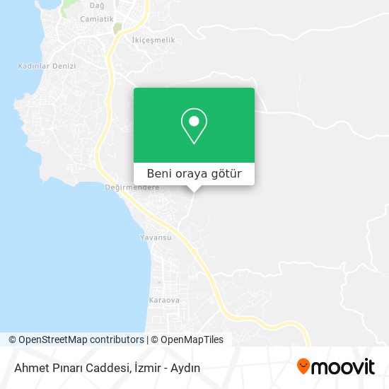 Ahmet Pınarı Caddesi harita