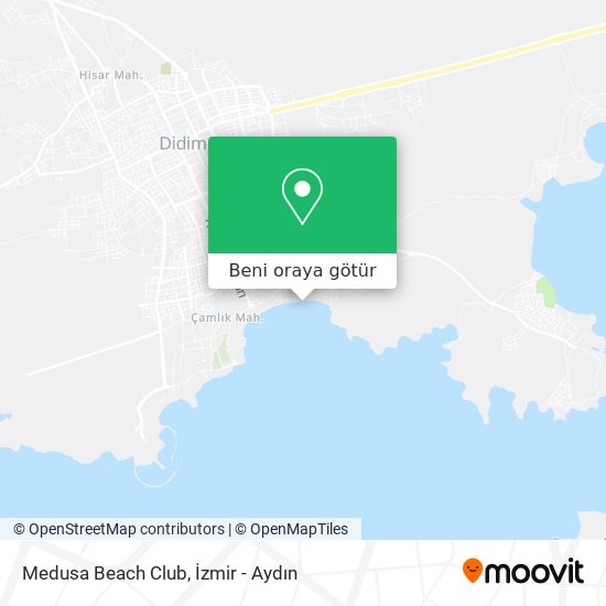 Medusa Beach Club harita