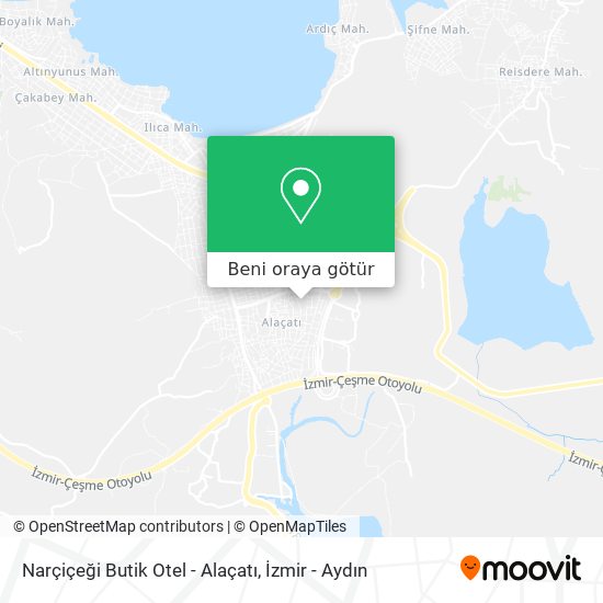 Narçiçeği Butik Otel - Alaçatı harita