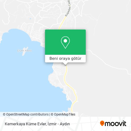 Kemerkaya Küme Evler harita