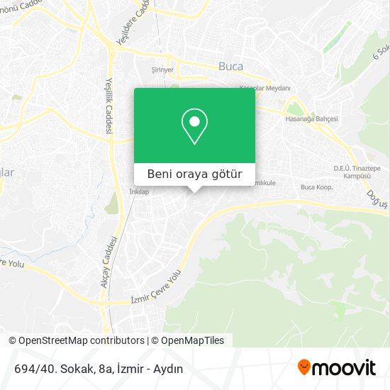 694/40. Sokak, 8a harita