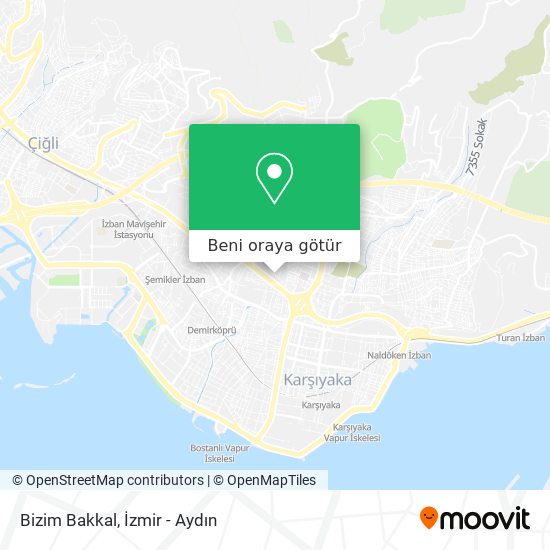 Bizim Bakkal harita