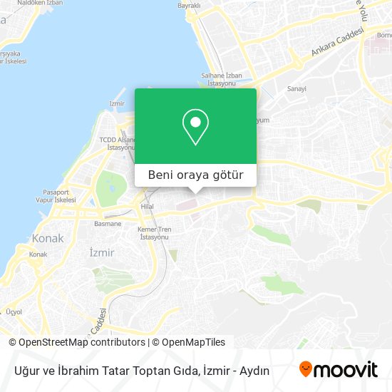 Uğur ve İbrahim Tatar Toptan Gıda harita