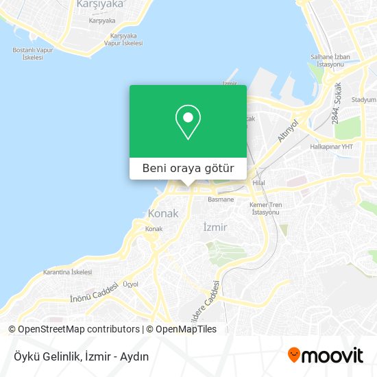 Öykü Gelinlik harita