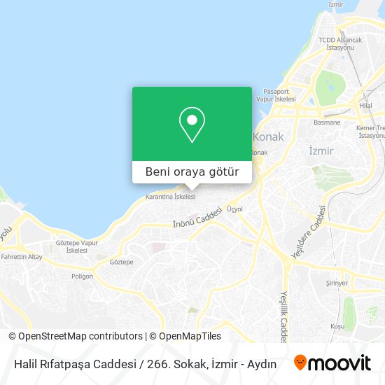 Halil Rıfatpaşa Caddesi / 266. Sokak harita